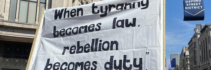 Thinking Coalition's banner
