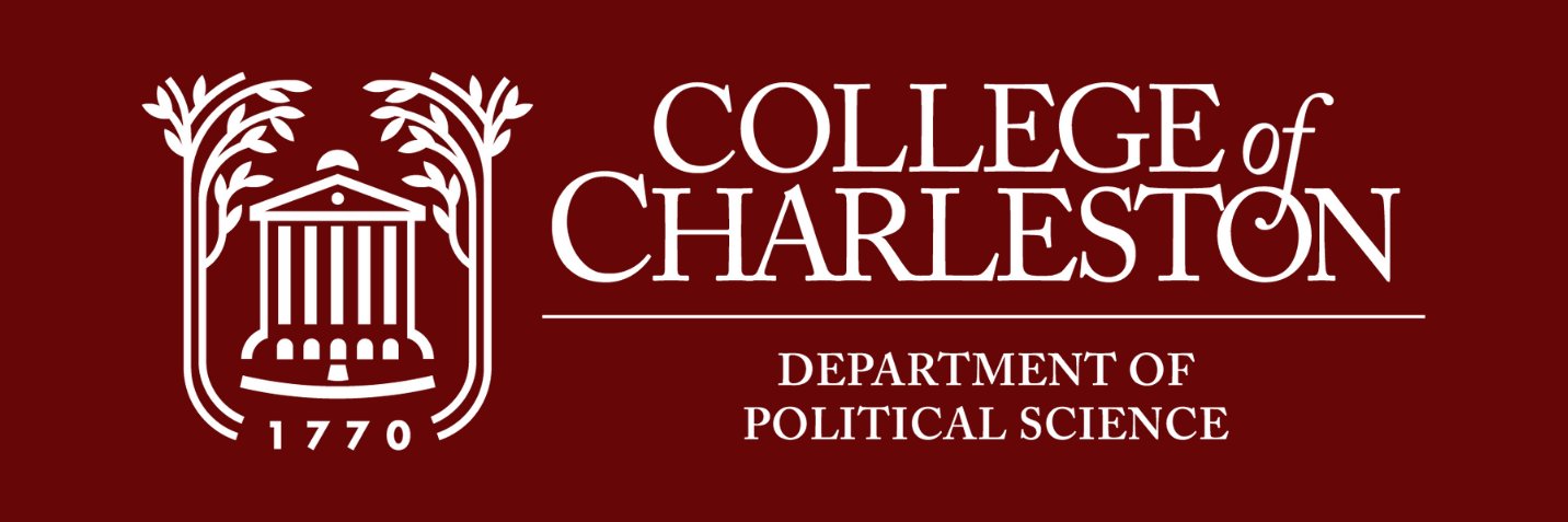 CofC Department of Political Science banner