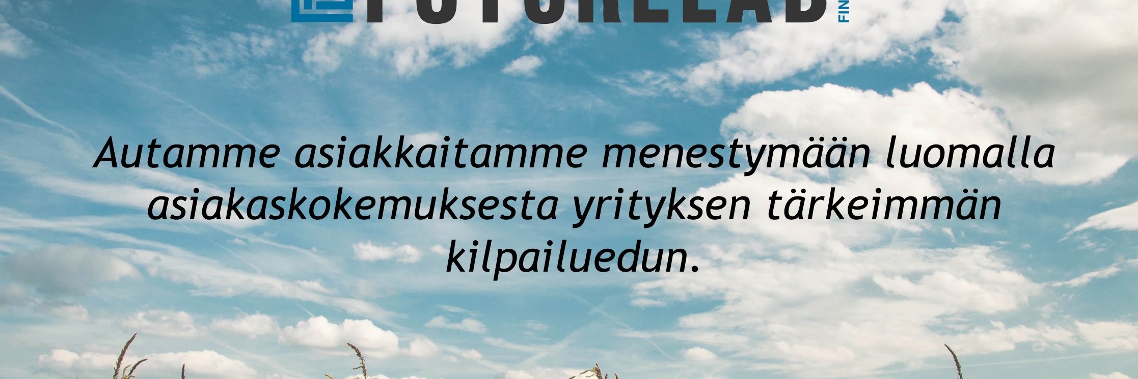 Futurelab Experience banner