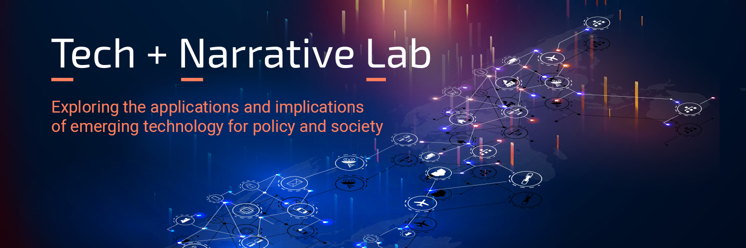 Pardee RAND Tech & Narrative Lab banner