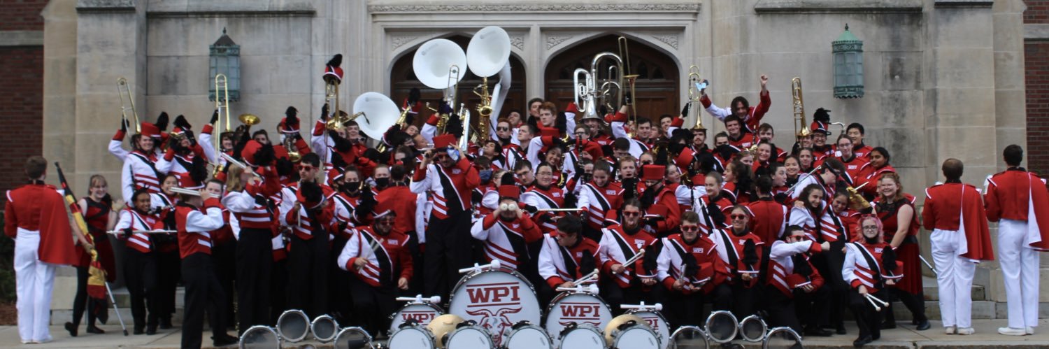 WPI Marching and Pep Band banner