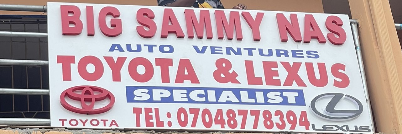Toyota specialist's banner