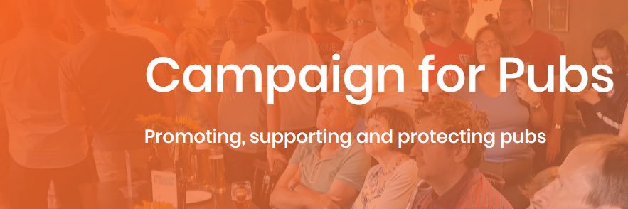 Campaign for Pubs's banner