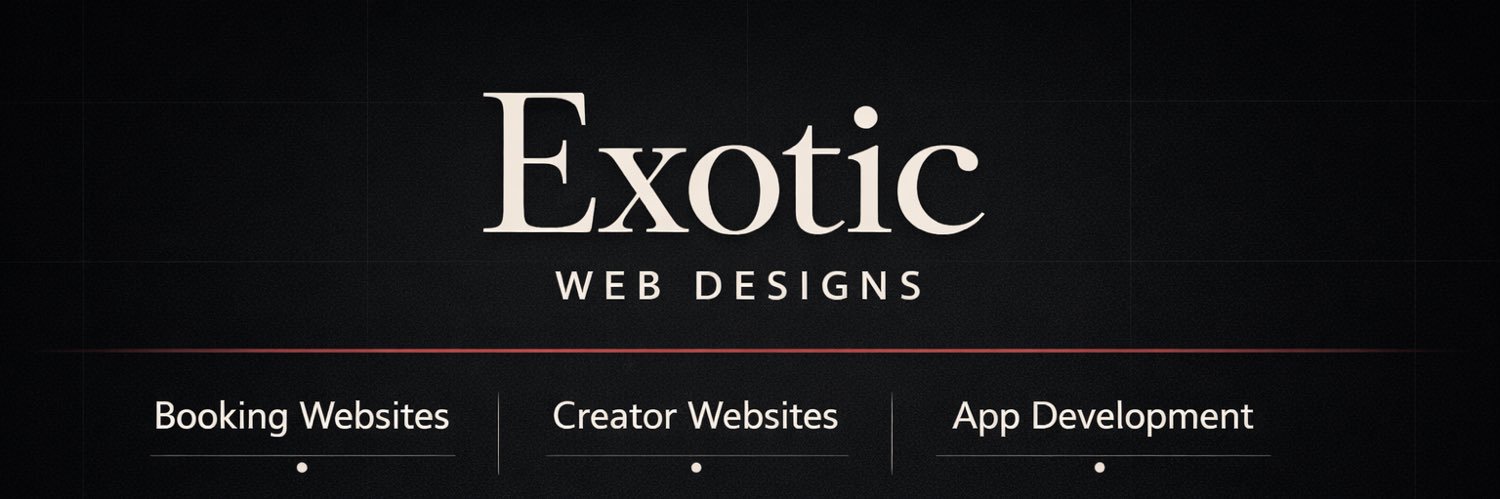 Exotic Web Designs banner