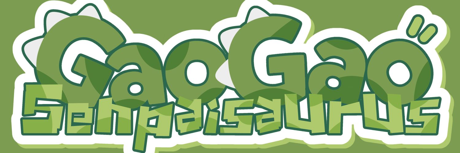 Gaogao Senpaisaurus banner