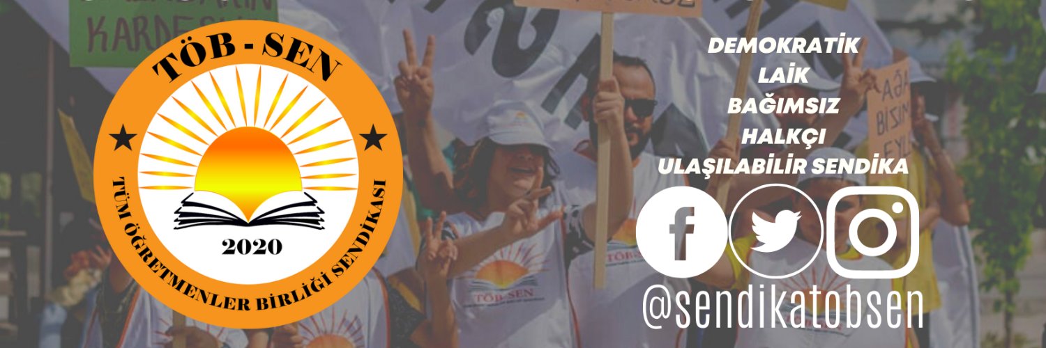 TÖB-SEN / TÜM ÖĞRETMENLER BİRLİĞİ SENDİKASI's banner