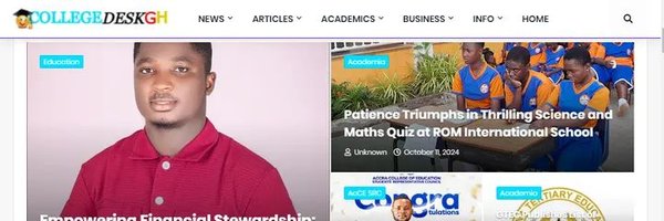CollegeDeskGh Profile Banner