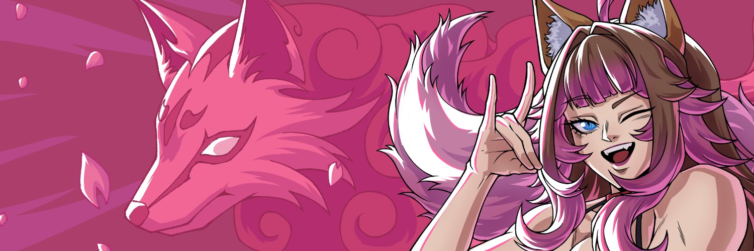 Technacolour (Eeve) 🍒🦊vtuber, banner