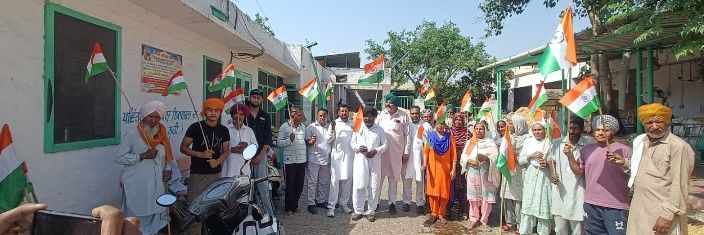 Sukhjinder Singh Wander BJP banner