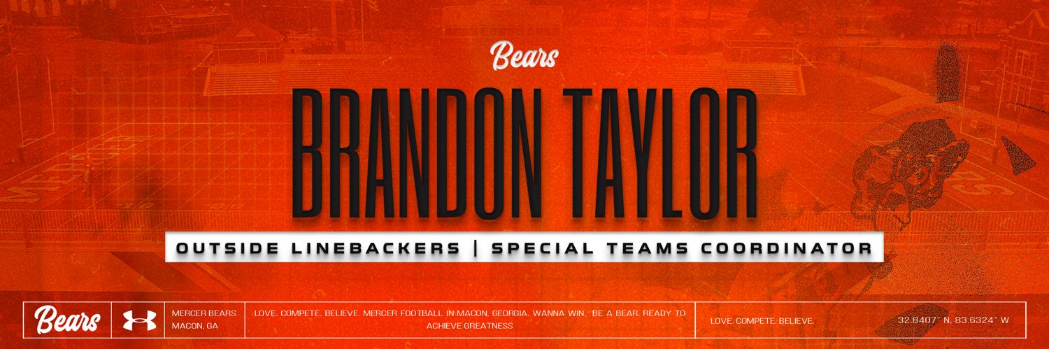 Coach Brandon Taylor banner