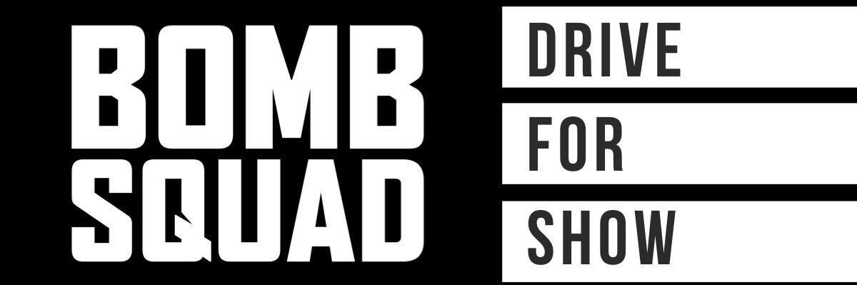 The Bomb Squad Golf Pod banner