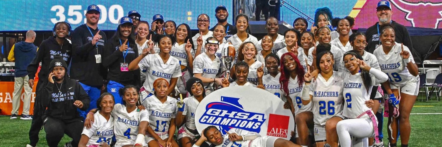 McEachern Girls Flag Football banner