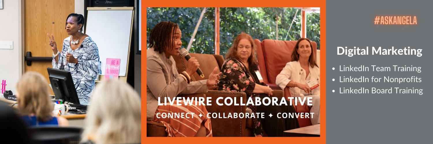 Angela Pitter ▶ LinkedIn Training and Coaching ◀ banner