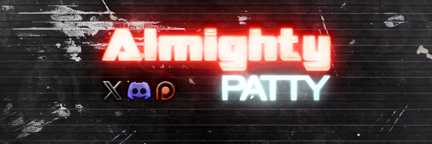 Almighty Patty's banner