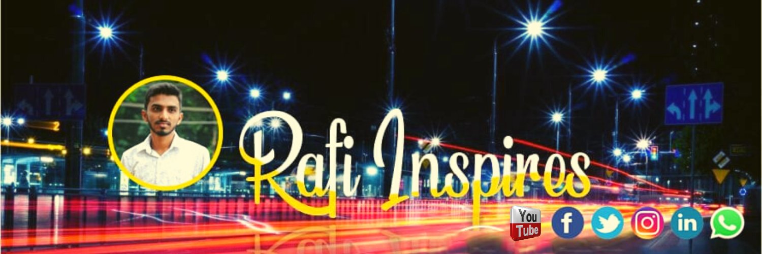 RafiInspire's profile banner image