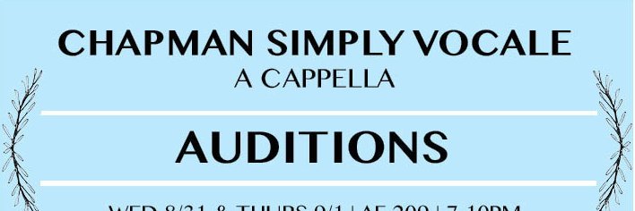 Chapman SimplyVocale banner