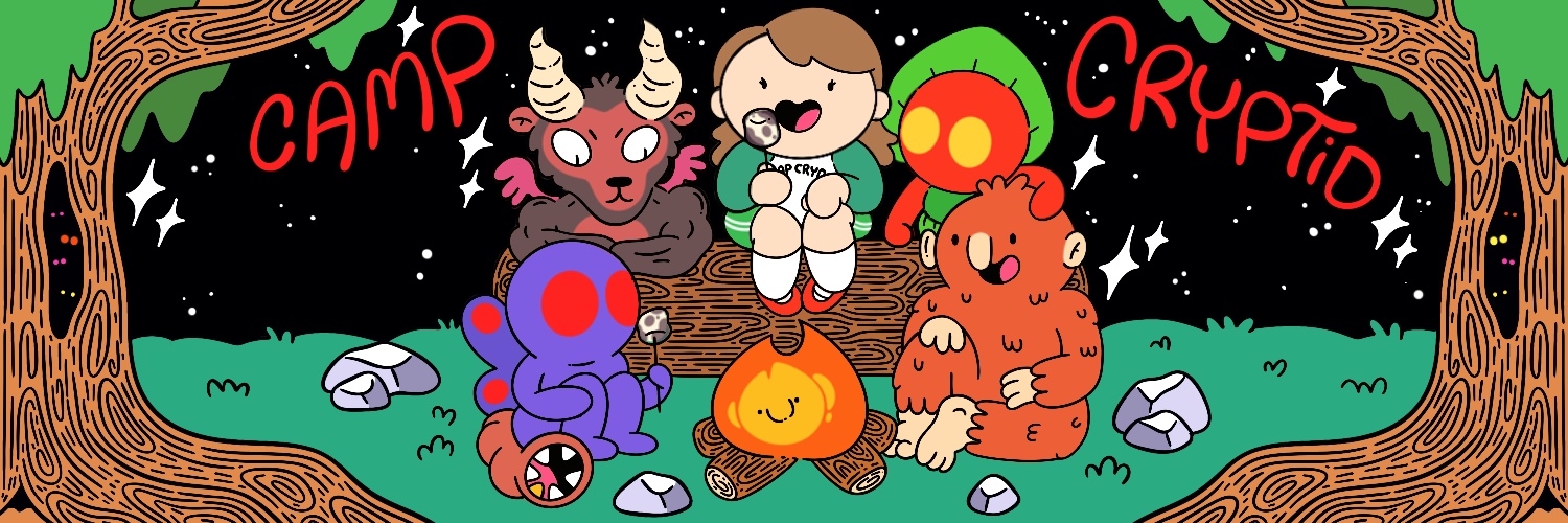 Camp Cryptid Podcast 🏕🛸 banner