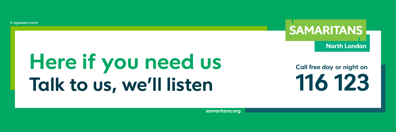 North London Samaritans banner
