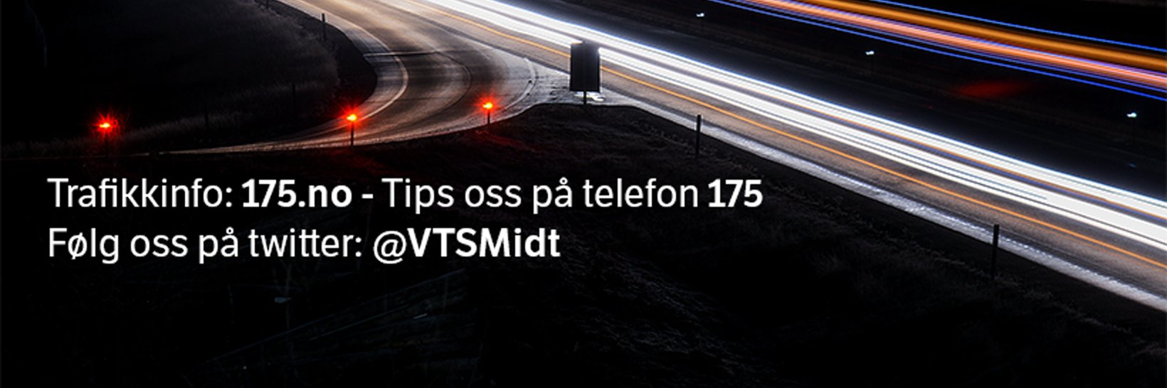Vegtrafikksentralen midt banner