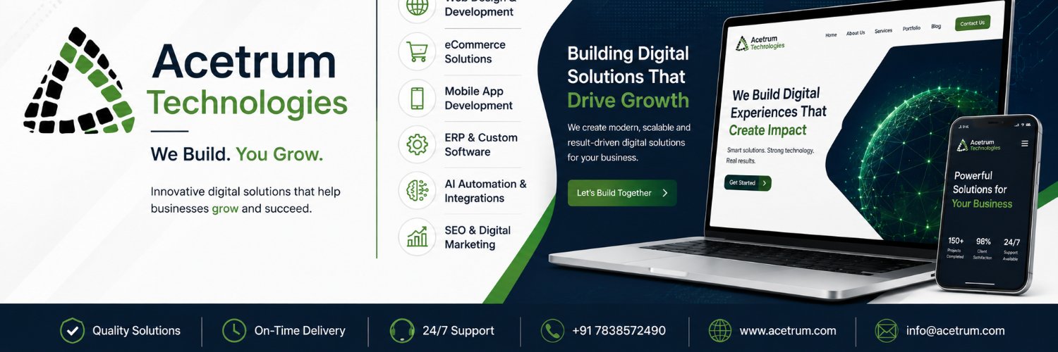 Acetrumtech's profile banner image