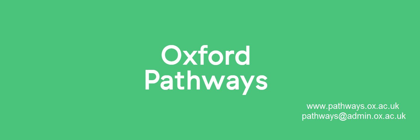 Oxford Pathways banner