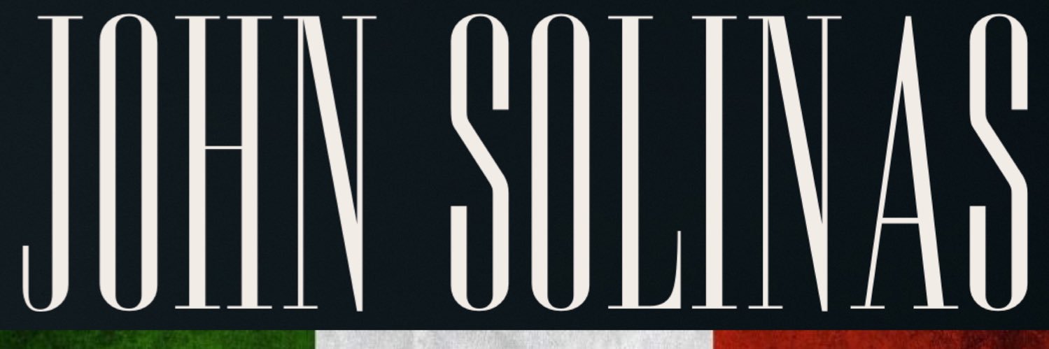 John Solinas banner