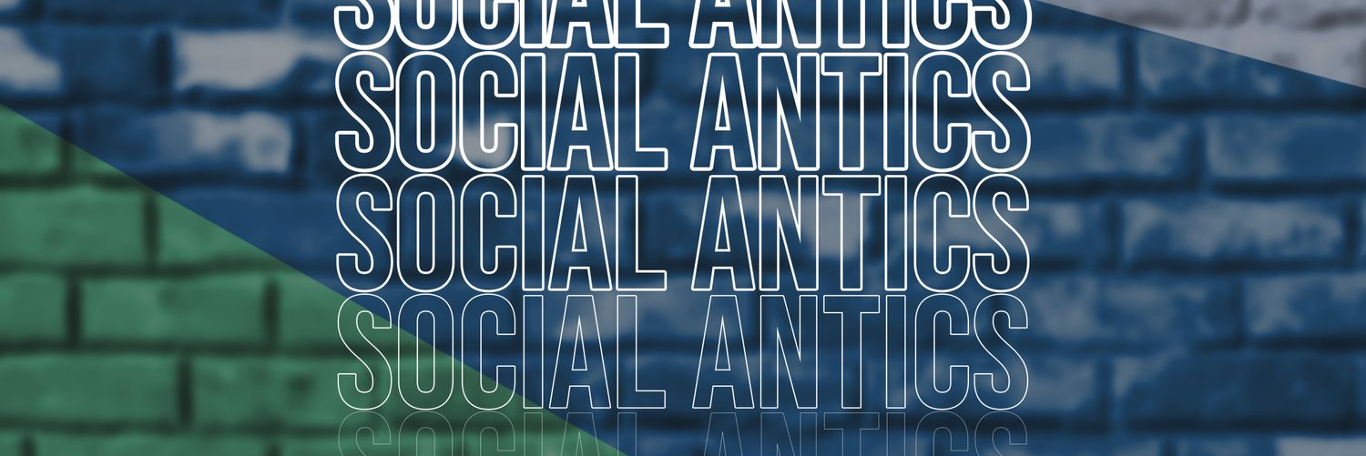 Social Antics Podcast banner