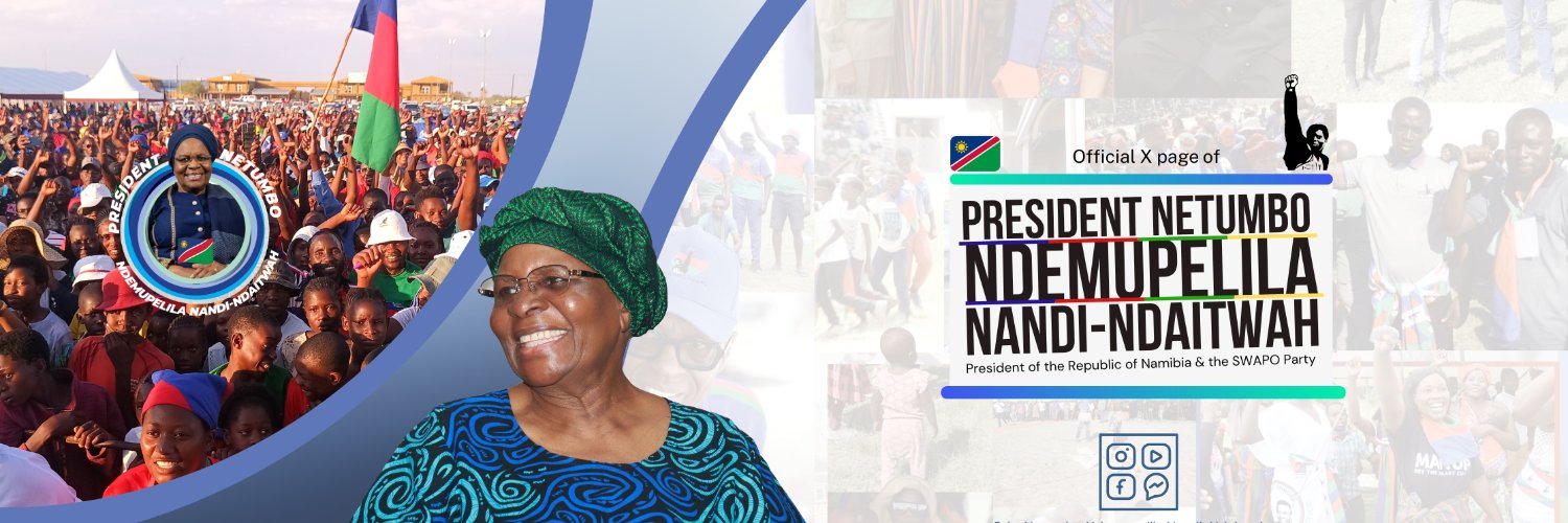 President Netumbo Ndemupelila Nandi-Ndaitwah's banner