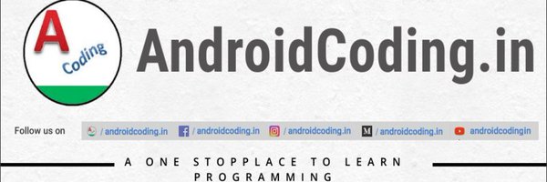 androidcodingen Profile Banner