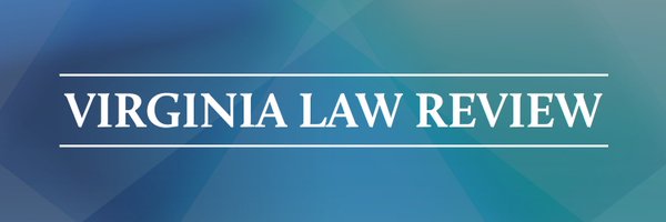 VirginiaLawRev Profile Banner