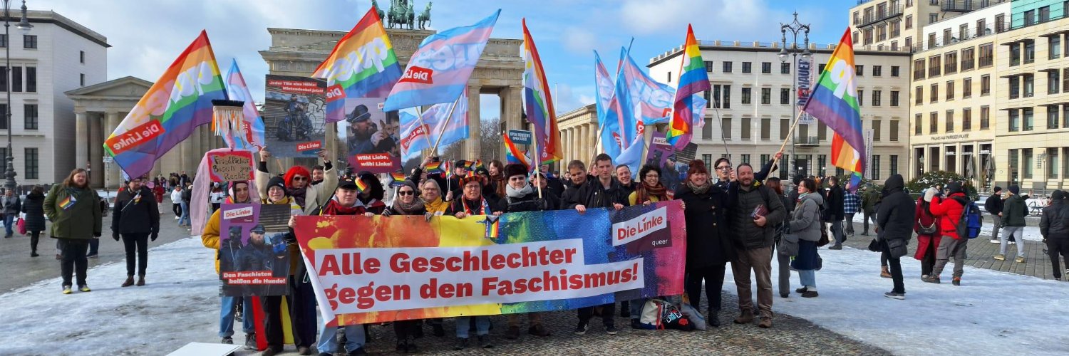 Die Linke queer's banner