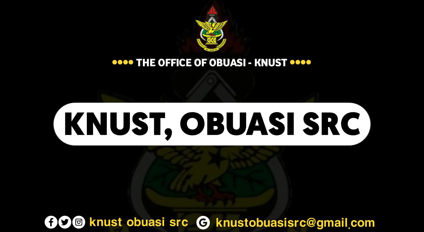 KNUST SRC, OBUASI's banner