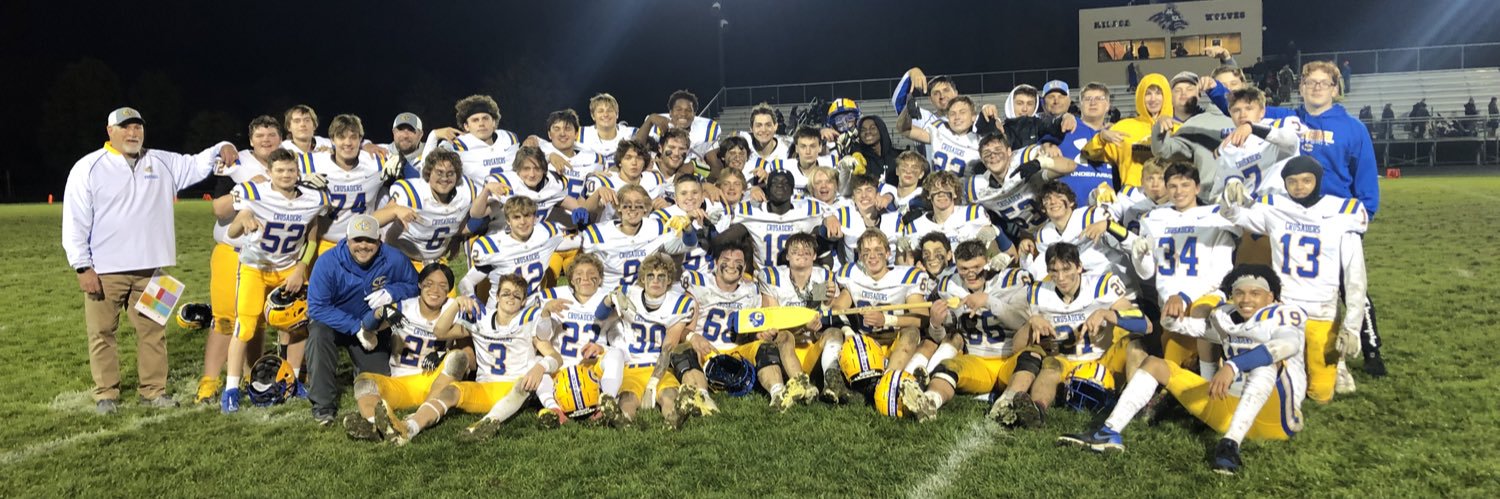 Cathedral Crusaders Football banner