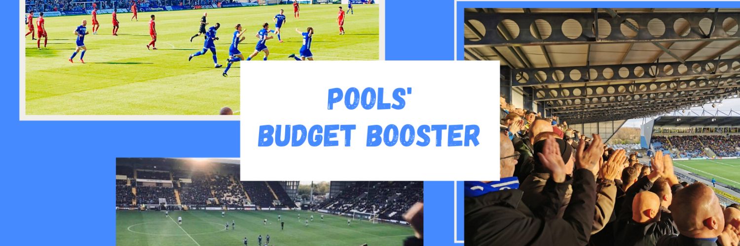 Pool's Budget Booster banner