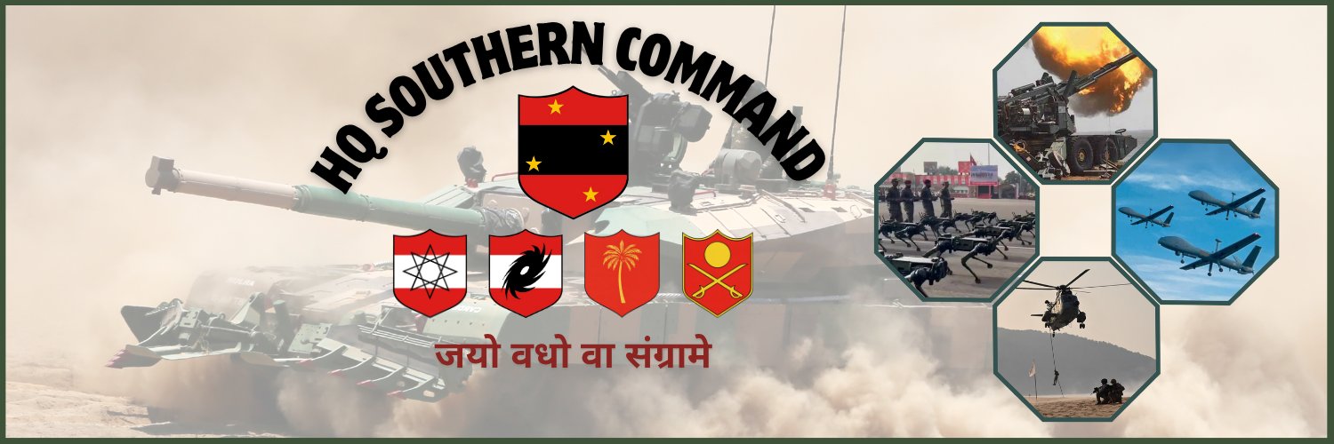 Southern Command INDIAN ARMY's banner