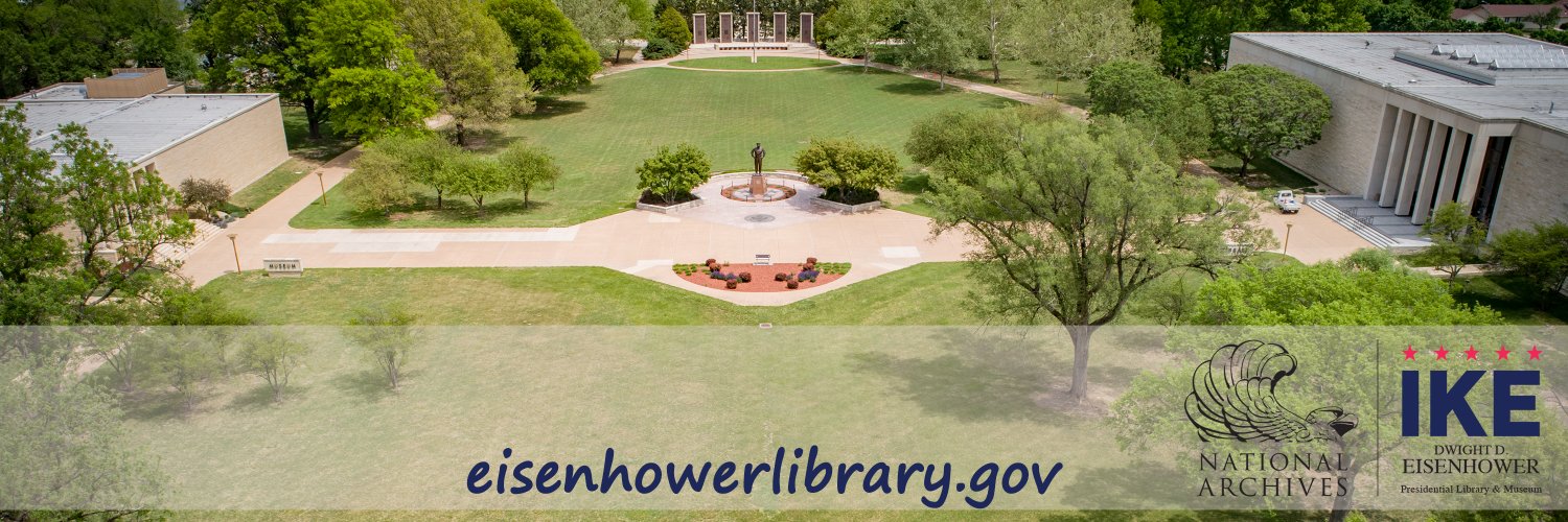 Eisenhower Library's banner