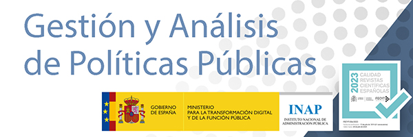 Revista Gestión y Análisis de Políticas Públicas banner