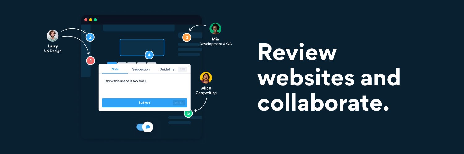 Heurio - UX Review & Visual Feedback Tool banner