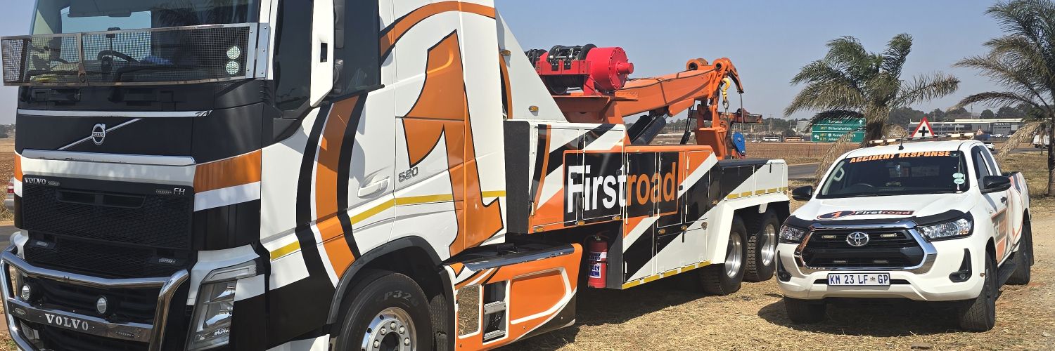 Firstroad commercial towing banner