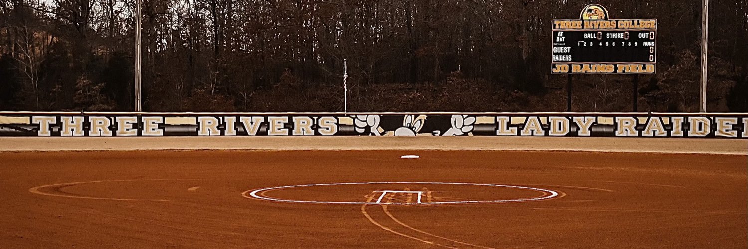 Three Rivers College Softball's banner