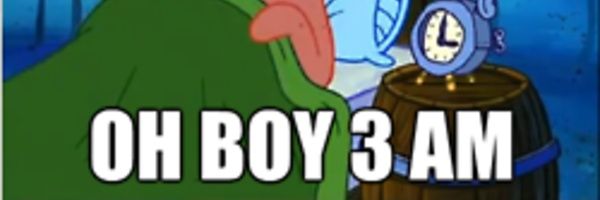 Oh Boy 3 AM's banner