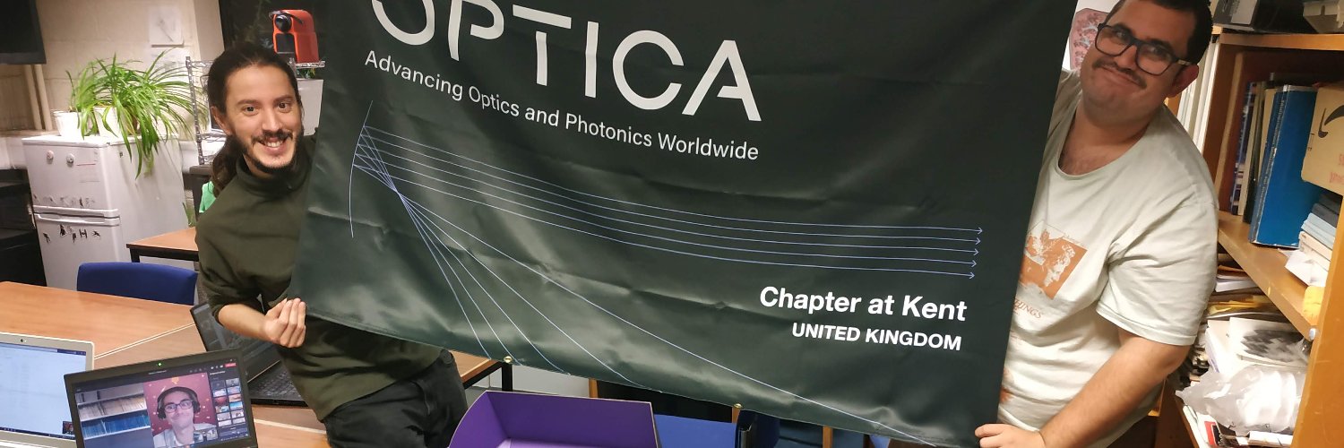 Optica Student Chapter Kent banner