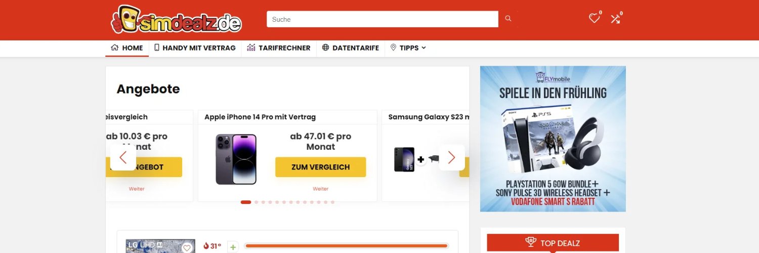 simdealz's profile banner image