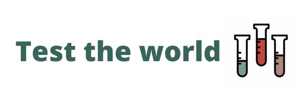 Test the world to make it a safer place Profile Banner
