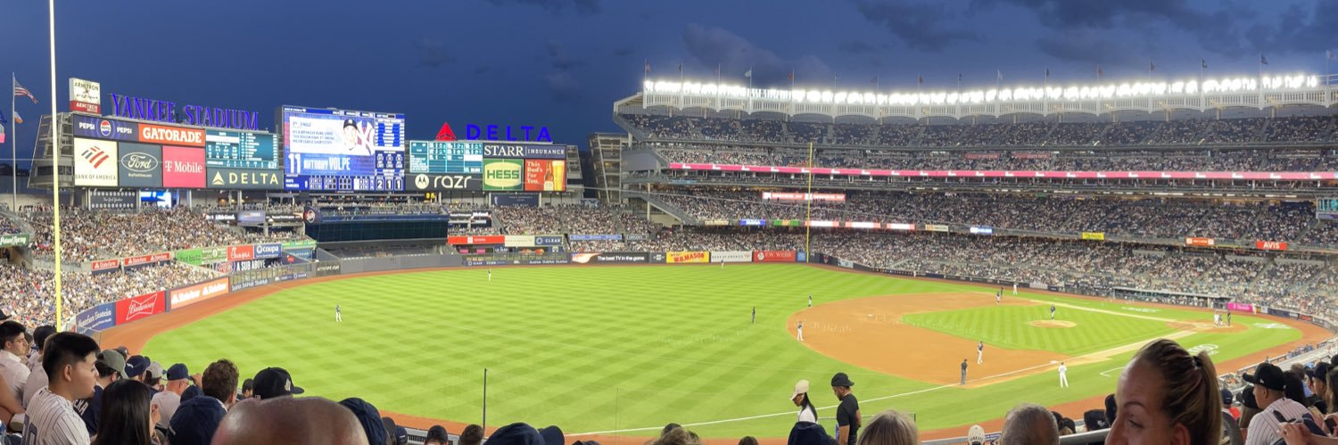 enjoyer of yankee baseball's banner
