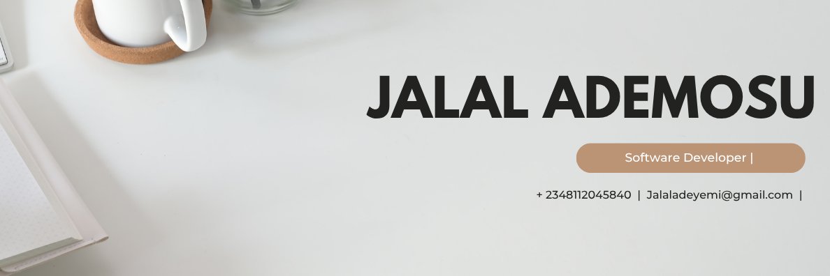 Jalal Ademosu banner