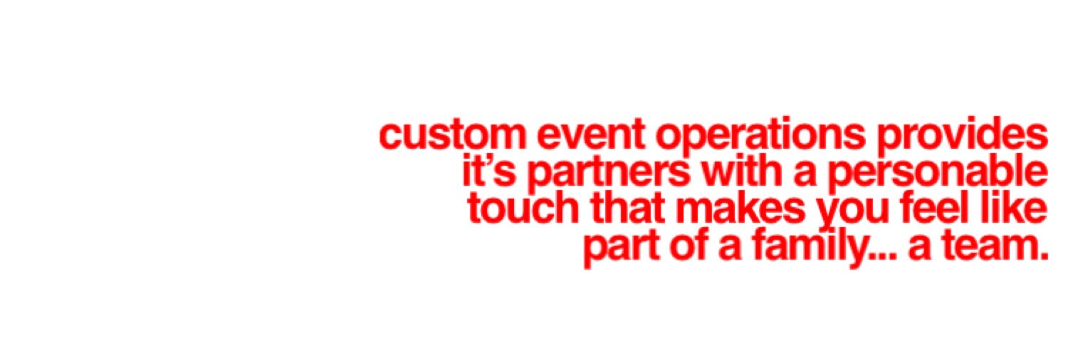 Custom Event Operations banner
