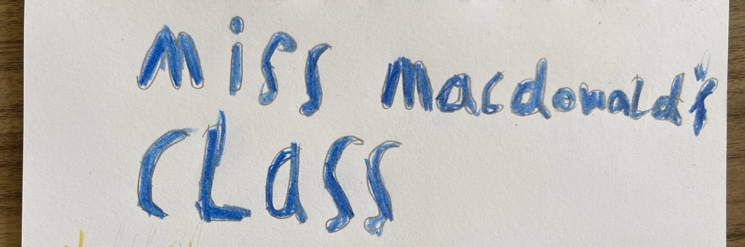 Miss Macdonald banner