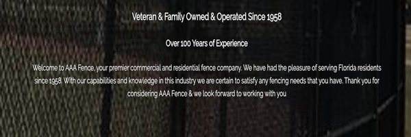 AaaFence Profile Banner