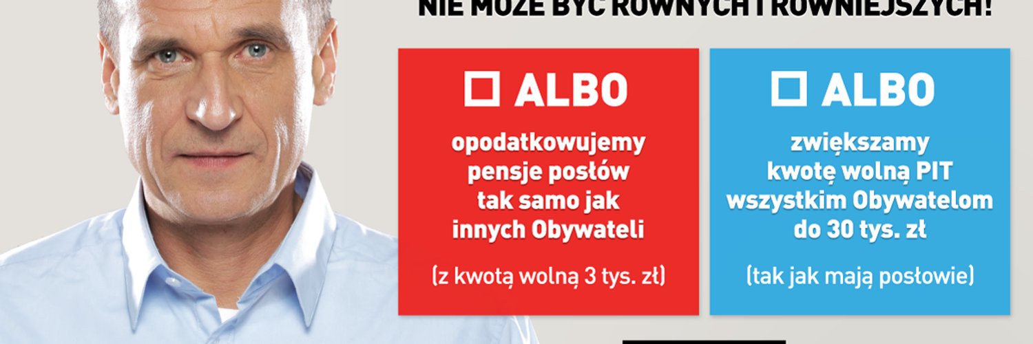 Paweł Kukiz Profile Banner